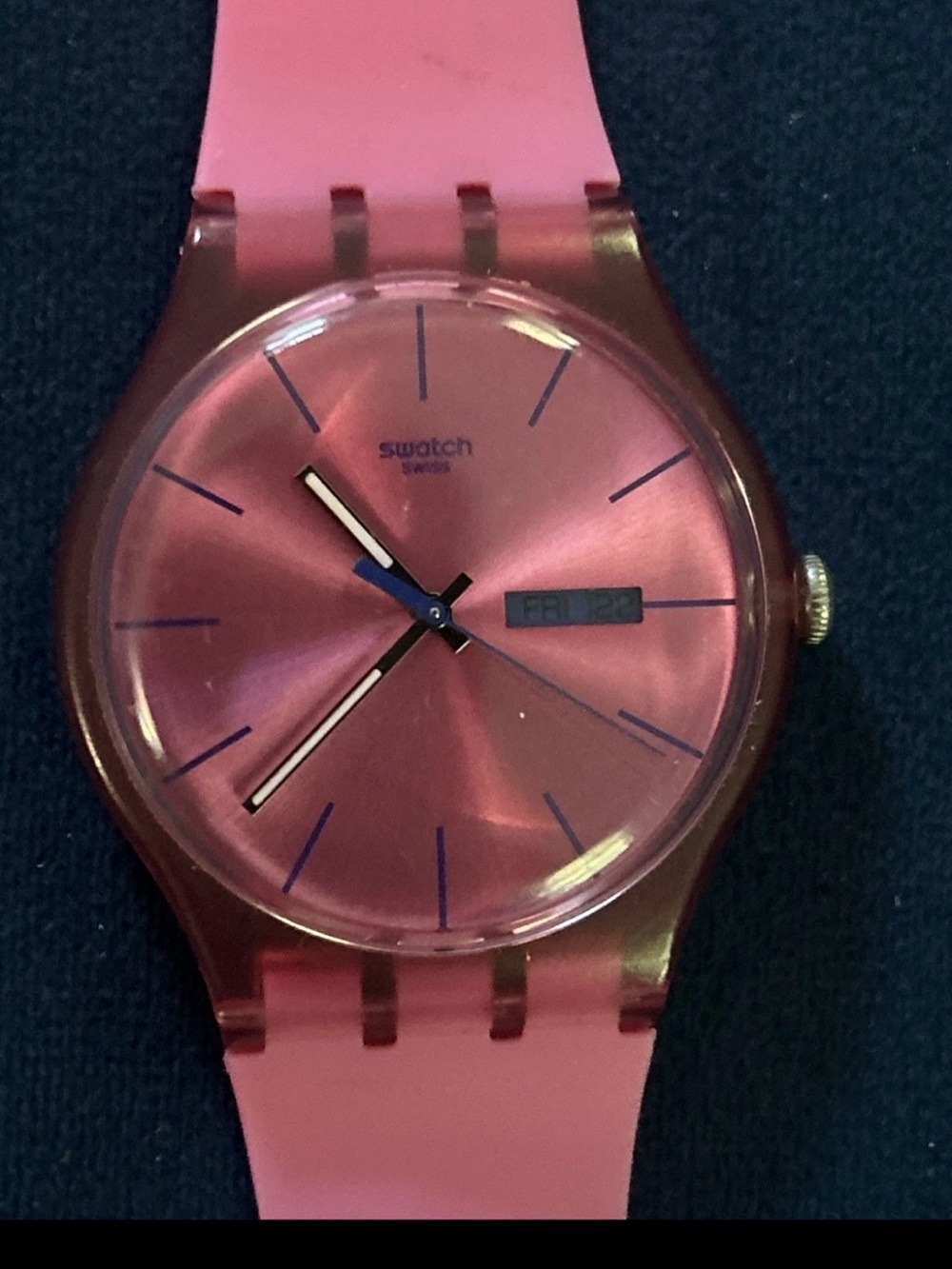 Swatch Watch Rebel – Pink – SUOP700 - Day-Date Bold 41mm